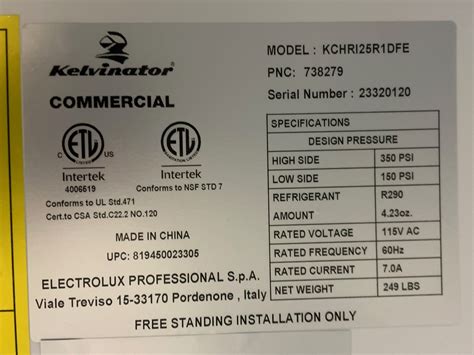 NEW KELVINATOR KCHRI25R1DFE SOLID 1 DOOR REACH IN FREEZER | Vision