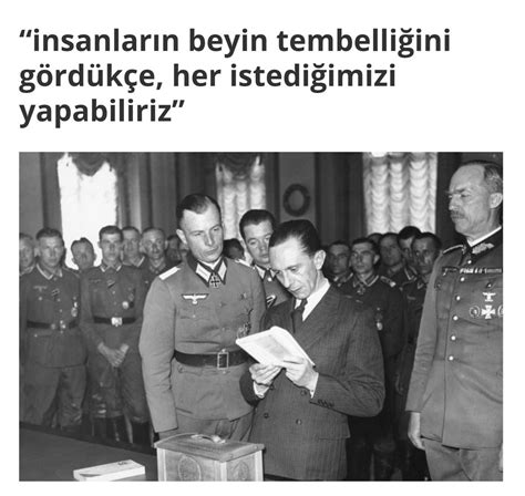 Politikaloji On Twitter Nazi Propaganda Bakan Goebbels Ayn