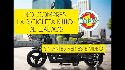 Rese A Bicicleta Electrica De Waldos Youtube