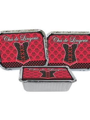 Marmitas Tema Cha De Lingerie Vermelho Compre Produtos Personalizados No Elo