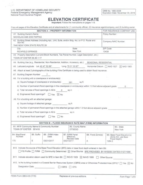 F E M A Elevation Certificates Lawson Surveying Mapping