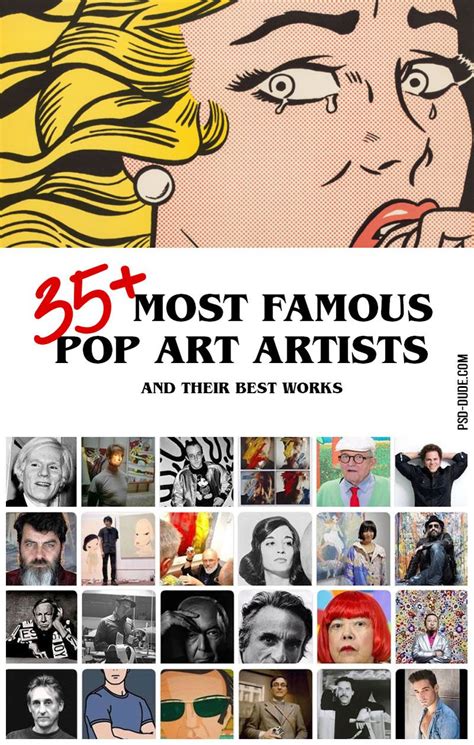 35+ Most Famous Pop Art Artists & Their Best Works