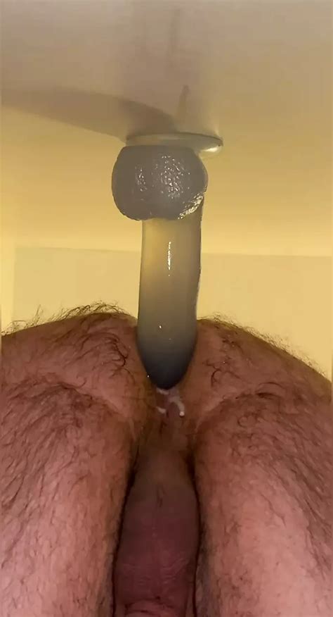 Taking A Huge Dildo Deep In My Ass And Having It Explode Lots Of Cum Into My Ass With Me Moaning