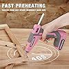 Amazon Workpro Pink Cordless Hot Melt Glue Gun V Rechargeable