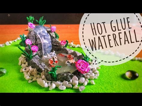 Diy Hot Glue Waterfalls She Creates A Stunning Landscape With Hot