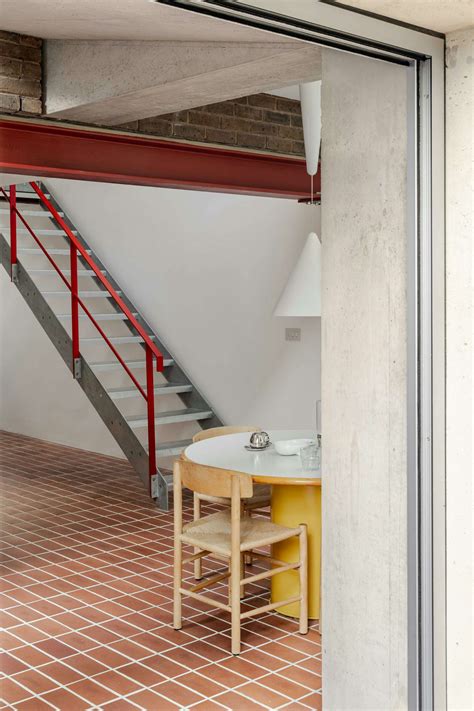 Photo 8 of 15 in Red Steel and Brick Enliven a ’70s Row House