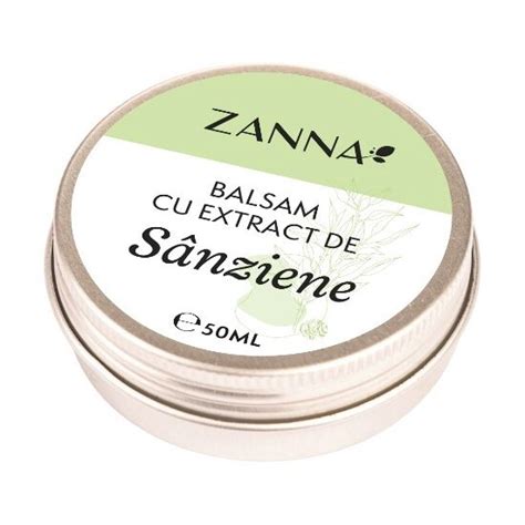 Balsam Cu Extract De Sanziene 50ml Zanna Solaris Plant