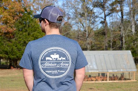 Aahf Original Logo Shirts Alleluia Acres Heritage Farm