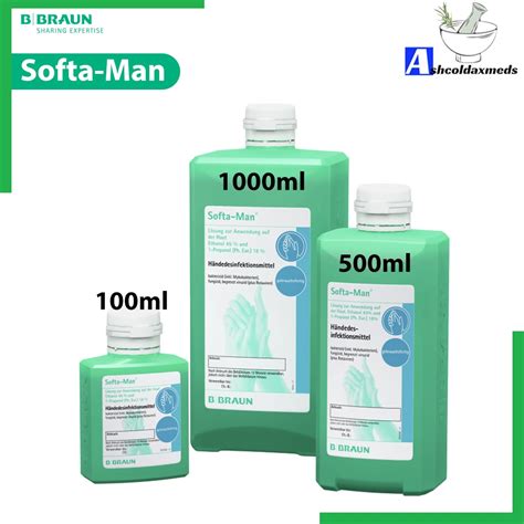 B Braun Softa Man 100ml 500ml 1000ml Hand Disinfection To Sanitize