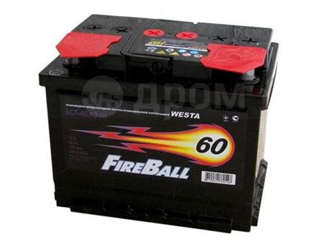 Аккумулятор 60 FIRE BALL, 60 А.ч. новый, в наличии. Цена: 5 500₽ в Кемерово