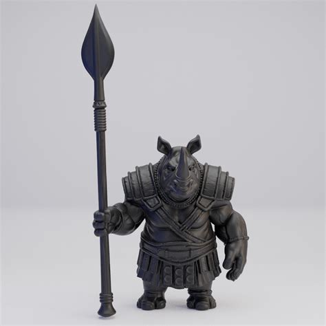 Hot Goblin サイ槍A ミニチュア ホットゴブリン 獣人戦士フィギュア