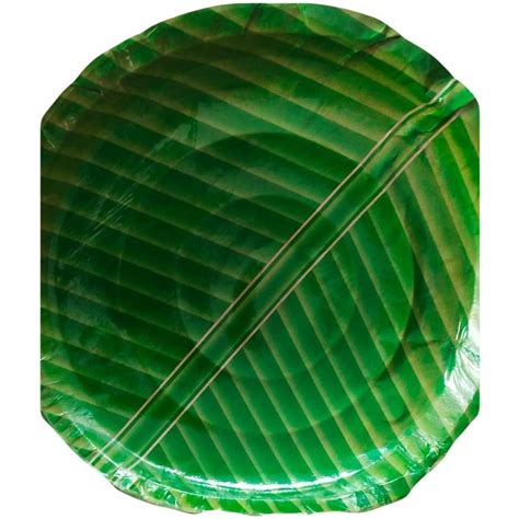 Green Banana Leaf Paper Plate At Rs Piece Disposable Banana Plate