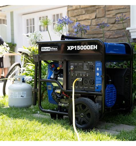 DuroMax XP15000EH 15 000 Watt Portable Dual Fuel Gas Propane Generator