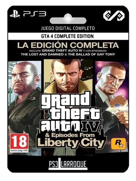 GTA 4 COMPLETE EDITION PS3 DIGITAL - Ps3 Larroque