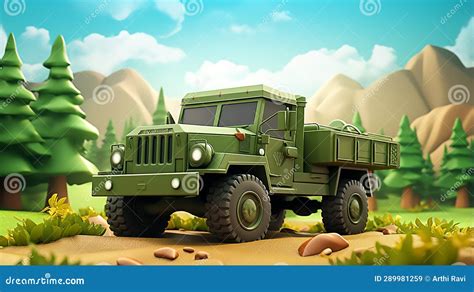 Cartoon Of Army Truck Stock Illustration Illustration Of Jeep 289981259