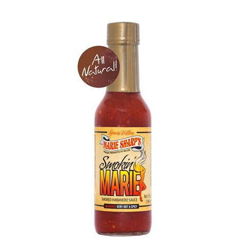 Marie Sharp S Smokin Marie Habanero Pepper Sauce Ml Online Kaufen Pepperworld Hot Shop