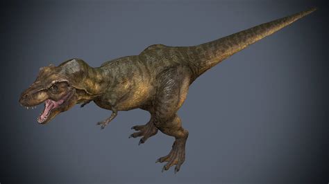 3d Model Tyrannosaurus Rex Model Vr Ar Low Poly Cgtrader