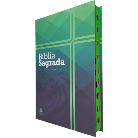 Bíblia Sagrada NVI Índice Capa Dura Verde Provérbios Hagnos Gospel