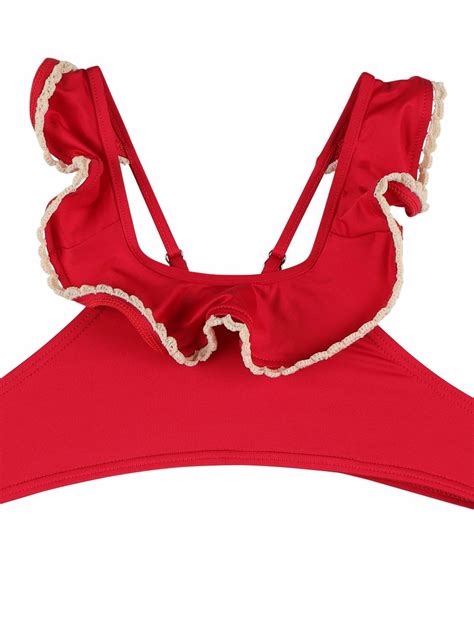 ZIMMERMANN Lycra Bikini With Ruffles Zimmermann
