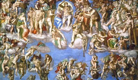 Michelangelo Affresc La Volta E Il Giudizio Universale