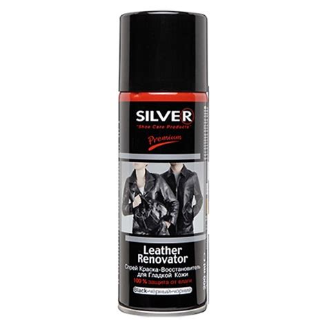 Спрей для обуви Silver "Leather Renovator, спрей краска+восстановитель ...