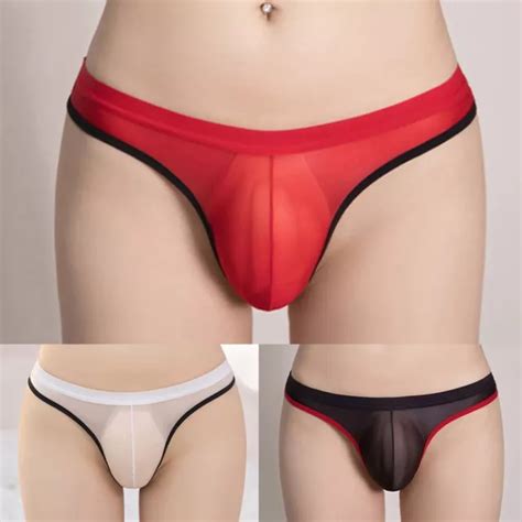Culotte See Through Poch Lingerie Pure String Basse Pour Hommes Sexy Eur Picclick Fr