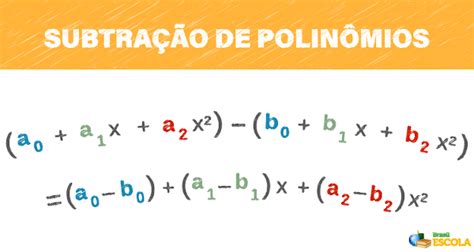 Monômios E Polinômios - Polinômios: o que são, como resolver, exemplos - Brasil Escola