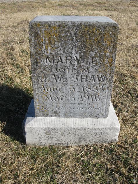 Mary Elizabeth Polly Keller Shaw 1833 1916 Find A Grave Memorial