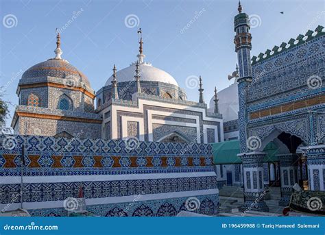 Shrine of Shah Abdul Latif Bhitai Sufi Poet Bhit Shah in Sindh Pakistan ...