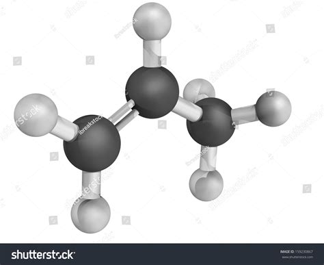 Chemical Structure Propylene Propene Polypropylene Pp Stock Illustration 159230867 Shutterstock