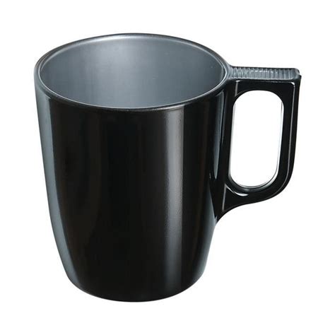 Black Tea Mug Cl Flashy Breakfast Luminarc Noir Xcite Alghanim