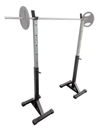 Suporte Agachamento E Supino - Suporte Cavalete Para Agachamento E Supino Regulável Solto ...