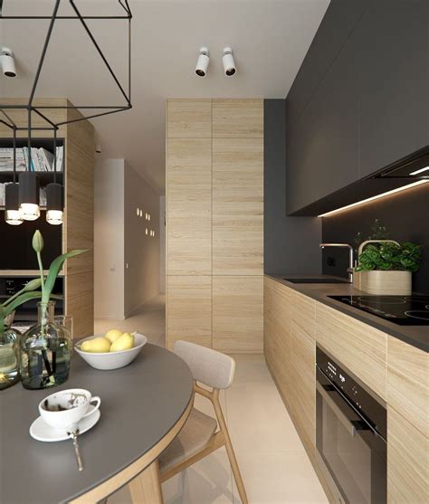 modern small apartment kitchen design
