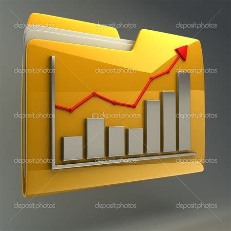 yellow folder  diagram stock photo  addricky