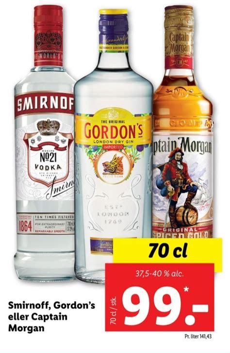 Smirnoff Vodka Tilbud Hos Lidl