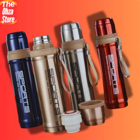 Stainless Steel Sports Vacuum Flask Ml Ml Ml Stainless Steel Water Bottle Hot And