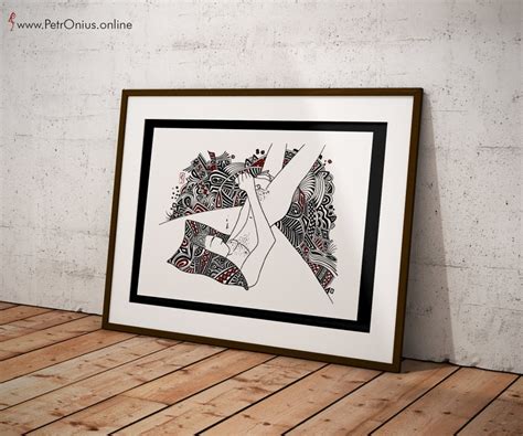 Thinking Of You Gay Erotic Art Print Etsy