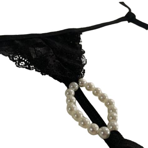 Calcinha Tailandesa P Rola Massageadora Tanga De Renda Luxo Feminino Lingerie Sexy Sensual