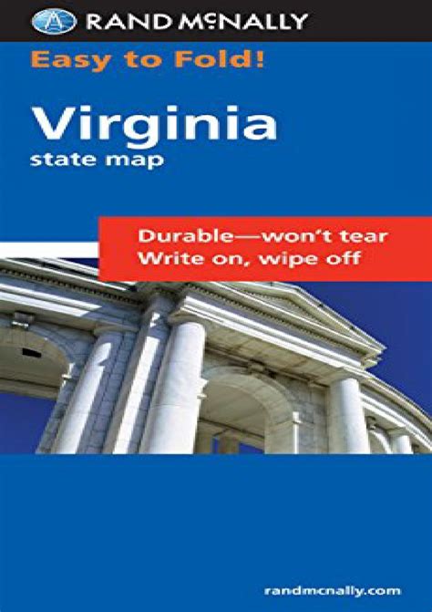 get [pdf] Rand McNally Easy To Fold: Virginia (Laminated Fold Map