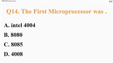 8086 Microprocessor Important Questions For Exams PART 3 YouTube