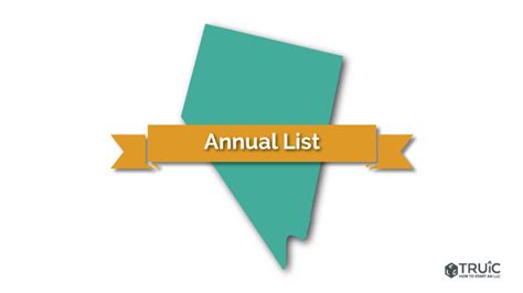 Nevada Annual List Llc Annual Report Truic