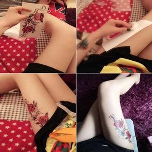 Sexy Temporary Tattoos Nether Region Under Boob Beautiful And Exquisite