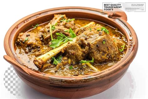 Bengali Mutton Rezala Classic Mutton Dish On Transparent Background