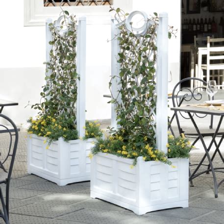 Балконные Современный дизайн Цветочный ящик со шпалерой купить оптом и ...