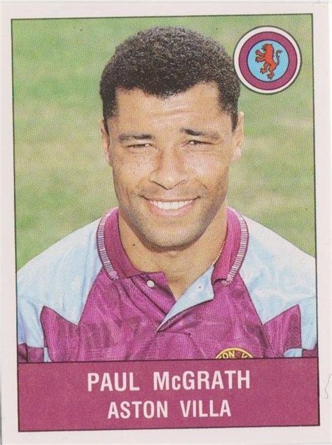 Panini Paul Mcgrath Laws Of The Game Association Football Most