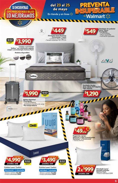 Folleto Walmart Pre Hot Sale Ofertas En Electr Nica Y L Nea Blanca Al De Mayo