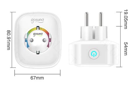 Gniazdo Smart Plug Wi Fi Gosund Sp Pack Aze Tech