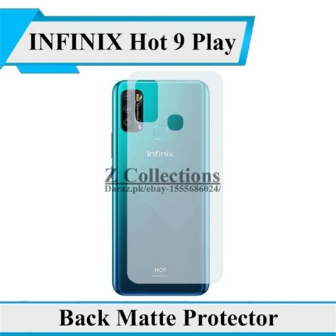 Infinix Hot 9 Play Back Matte Protector Soft Skin Sheet Soft Film Protector For Hot 9 Play