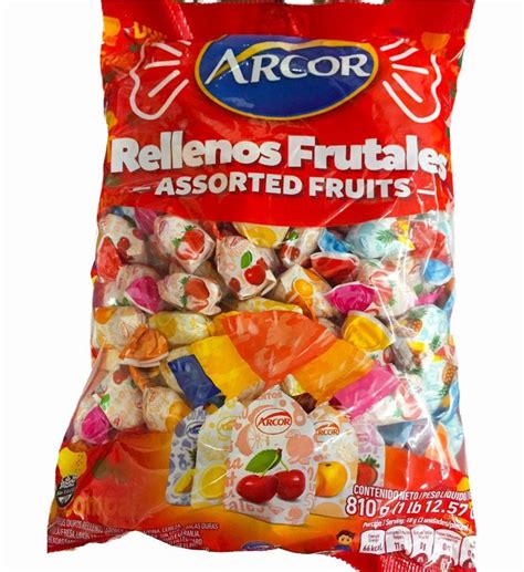 Caramelos Arcor Rellenos Frutales X810grs La Golosineria 6 440