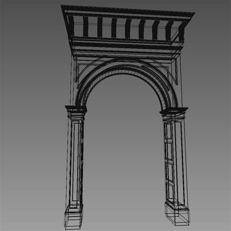 Classic Arch 3d Model Cgtrader